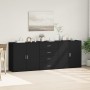 Schränke 3 Stück Sperrholz Schwarz von vidaXL, Sideboards - Ref: Foro24-3276610, Preis: 292,54 €, Rabatt: %