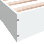 Weißer Bettrahmen aus Holzwerkstoff, 180 x 200 cm von vidaXL, Betten und Lattenroste - Ref: Foro24-842000, Preis: 110,92 €, R...
