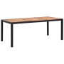 9-teiliges Garten-Essset und schwarze Kissen aus synthetischem Rattan von vidaXL, Gartensets - Ref: Foro24-47682, Preis: 900,...