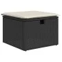 Set de sofás de jardín 7 pzas con cojines ratán sintético negro by vidaXL, Garden sets - Ref: Foro24-3274816, Price: 458,77 €...