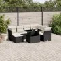 Set de sofás de jardín 8 piezas y cojines ratán sintético negro by vidaXL, Garden sets - Ref: Foro24-3274676, Price: 513,31 €...