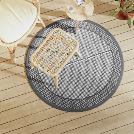 Alfombra de exterior ARAKIL gris Ø120 cm PP by vidaXL, Outdoor protectors - Ref: Foro24-368458, Price: 18,46 €, Discount: %