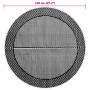 Außenteppich ARAKIL grau Ø120 cm PP von vidaXL, Outdoor-Protektoren - Ref: Foro24-368458, Preis: 18,74 €, Rabatt: %