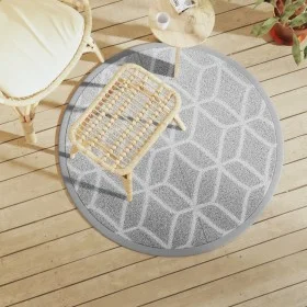 Alfombra de exterior ARAKIL gris Ø120 cm PP by vidaXL, Outdoor protectors - Ref: Foro24-368466, Price: 18,42 €, Discount: %