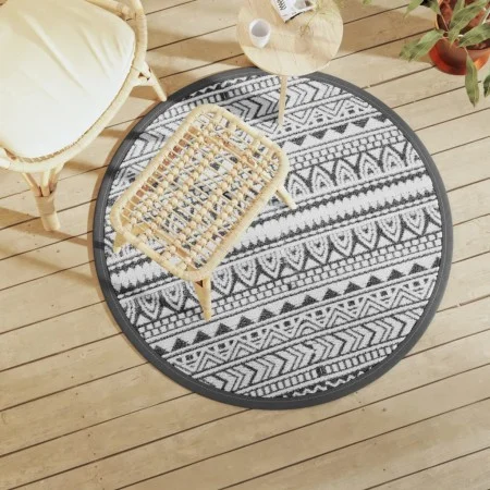 Alfombra de exterior ARAKIL negra Ø120 cm PP de vidaXL, Protectores para exterior - Ref: Foro24-368514, Precio: 27,48 €, Desc...
