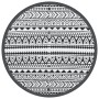 Außen-Teppich ARAKIL schwarz Ø120 cm PP von vidaXL, Outdoor-Protektoren - Ref: Foro24-368514, Preis: 28,16 €, Rabatt: %