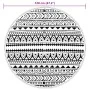 Alfombra de exterior ARAKIL negra Ø120 cm PP de vidaXL, Protectores para exterior - Ref: Foro24-368514, Precio: 27,48 €, Desc...