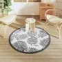 Alfombra de exterior ARAKIL blanco y negro Ø120 cm PP de vidaXL, Protectores para exterior - Ref: Foro24-368470, Precio: 27,6...