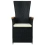 9-piece garden dining set and black synthetic rattan cushions by vidaXL, Garden sets - Ref: Foro24-47682, Price: 887,98 €, Di...