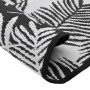 Alfombra de exterior ARAKIL blanco y negro Ø120 cm PP de vidaXL, Protectores para exterior - Ref: Foro24-368470, Precio: 27,6...