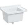 Wandwaschbecken aus weißem Harz 50x35x24 cm von vidaXL, Sinkt - Ref: Foro24-4002794, Preis: 61,49 €, Rabatt: %