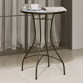 Mesa de bistró de mosaico cerámica azul y blanco Ø50x70 cm by vidaXL, Garden tables - Ref: Foro24-4003399, Price: 81,72 €, Di...