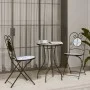 Mesa de bistró de mosaico cerámica azul y blanco Ø50x70 cm de vidaXL, Mesas de jardín - Ref: Foro24-4003399, Precio: 81,69 €,...