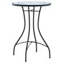 Mesa de bistró de mosaico cerámica azul y blanco Ø50x70 cm de vidaXL, Mesas de jardín - Ref: Foro24-4003399, Precio: 81,69 €,...