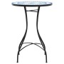 Bistro-Tisch aus blau-weißer Keramikmosaik Ø50x70 cm von vidaXL, Gartentische - Ref: Foro24-4003399, Preis: 78,48 €, Rabatt: %