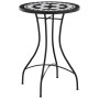 Bistro-Tisch aus schwarz-weißem Keramikmosaik Ø50x70 cm von vidaXL, Gartentische - Ref: Foro24-4003400, Preis: 83,20 €, Rabat...