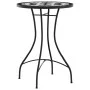 Bistro-Tisch aus schwarz-weißem Keramikmosaik Ø50x70 cm von vidaXL, Gartentische - Ref: Foro24-4003400, Preis: 81,69 €, Rabat...