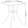 Bistro-Tisch aus Terrakotta-Mosaikkeramik, 60x60x74 cm. von vidaXL, Gartentische - Ref: Foro24-4003392, Preis: 124,12 €, Raba...
