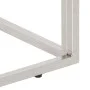 Edelstahl Massivholz Couchtisch mit silbernem Querbalken von vidaXL, Couchtisch - Ref: Foro24-350021, Preis: 98,53 €, Rabatt: %