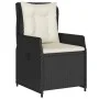 Mesita y sillas con cojines 3 piezas ratán sintético negro by vidaXL, Garden sets - Ref: Foro24-3262765, Price: 309,74 €, Dis...