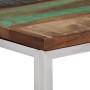 Konsolentisch aus Edelstahl und recyceltem massivem Holz in Silberfarbe. von vidaXL, Seitentische - Ref: Foro24-350016, Preis...