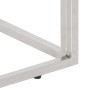 Mesa consola acero inoxidable madera maciza reciclada plateada by vidaXL, Side tables - Ref: Foro24-350016, Price: 84,58 €, D...