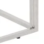 Mesa consola acero inoxidable madera maciza reciclada plateada by vidaXL, Side tables - Ref: Foro24-350016, Price: 83,83 €, D...