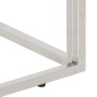 Mesa consola acero inoxidable y madera maciza acacia plateada by vidaXL, Side tables - Ref: Foro24-349999, Price: 86,45 €, Di...
