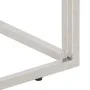 Mesa consola acero inoxidable y madera maciza acacia plateada by vidaXL, Side tables - Ref: Foro24-349999, Price: 85,69 €, Di...