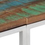 Mesa consola acero inoxidable madera maciza reciclada plateada by vidaXL, Side tables - Ref: Foro24-350000, Price: 86,29 €, D...