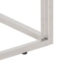 Mesa consola acero inoxidable madera maciza reciclada plateada by vidaXL, Side tables - Ref: Foro24-350000, Price: 86,29 €, D...