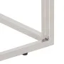 Mesa consola acero inoxidable madera maciza reciclada plateada by vidaXL, Side tables - Ref: Foro24-350000, Price: 85,53 €, D...