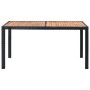 7-piece garden dining set made of synthetic rattan and black wood by vidaXL, Garden sets - Ref: Foro24-48013, Price: 713,79 €...