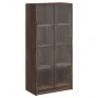 Aparador alto con puertas madera roble marrón 68x37x142 cm by vidaXL, Sideboards - Ref: Foro24-3295863, Price: 125,03 €, Disc...