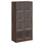 Aparador alto con puertas madera roble marrón 68x37x142 cm by vidaXL, Sideboards - Ref: Foro24-3295863, Price: 126,20 €, Disc...