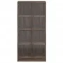 Aparador alto con puertas madera roble marrón 68x37x142 cm by vidaXL, Sideboards - Ref: Foro24-3295863, Price: 125,03 €, Disc...