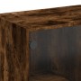 Hoher Schrank mit Türen aus geräucherter Eiche, 68x37x142 cm. von vidaXL, Sideboards - Ref: Foro24-3295868, Preis: 135,46 €, ...