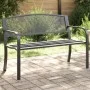 Schwarze Gartenbank aus Stahl, 119 cm von vidaXL, Gartenbänke - Ref: Foro24-4002827, Preis: 126,03 €, Rabatt: %