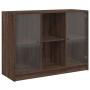 Aparador madera de ingeniería marrón roble 102x37x75,5 cm by vidaXL, Sideboards - Ref: Foro24-3295877, Price: 104,17 €, Disco...