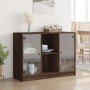 Aparador madera de ingeniería marrón roble 102x37x75,5 cm by vidaXL, Sideboards - Ref: Foro24-3295877, Price: 104,17 €, Disco...
