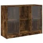 Rauchige Eichen-Ingenieurholz-Kommode 102x37x75,5 cm von vidaXL, Sideboards - Ref: Foro24-3295875, Preis: 96,11 €, Rabatt: %