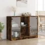 Rauchige Eichen-Ingenieurholz-Kommode 102x37x75,5 cm von vidaXL, Sideboards - Ref: Foro24-3295875, Preis: 96,11 €, Rabatt: %