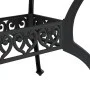 Mesa de jardín aluminio fundido negro 150x90x72 cm de vidaXL, Mesas de jardín - Ref: Foro24-4002804, Precio: 490,68 €, Descue...