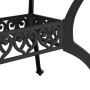 Mesa de jardín aluminio fundido negro 150x90x72 cm by vidaXL, Garden tables - Ref: Foro24-4002804, Price: 500,69 €, Discount: %