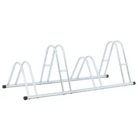 Soporte para 4 bicicletas suelo independiente acero galvanizado by vidaXL, Bases and supports for storing bicycles - Ref: For...