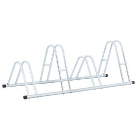 Ständer für 4 Fahrräder, freistehend, verzinkter Stahl von vidaXL, Sockel und Stützen zum Abstellen von Fahrrädern - Ref: For...