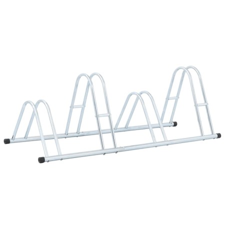 Ständer für 4 Fahrräder, freistehend, verzinkter Stahl von vidaXL, Sockel und Stützen zum Abstellen von Fahrrädern - Ref: For...