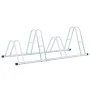 Soporte para 4 bicicletas suelo independiente acero galvanizado by vidaXL, Bases and supports for storing bicycles - Ref: For...