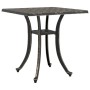 Mesa de jardín aluminio fundido bronce 53x53x53 cm by vidaXL, Garden tables - Ref: Foro24-4002819, Price: 77,74 €, Discount: %