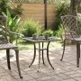 Gartentisch aus gegossenem Aluminium in Bronze, 53x53x53 cm. von vidaXL, Gartentische - Ref: Foro24-4002819, Preis: 67,86 €, ...